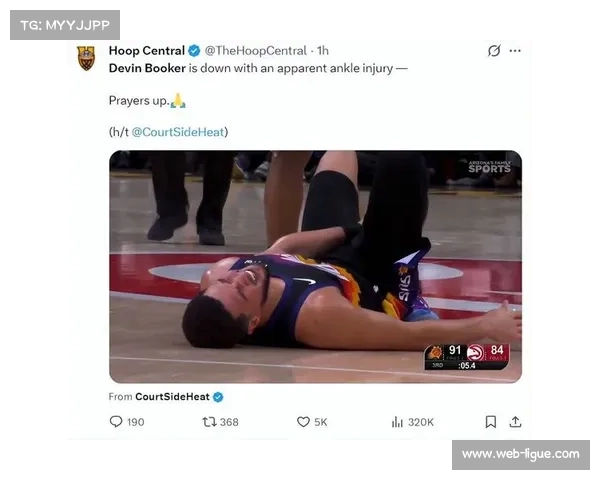 太阳主帅奥特赛前透露将对布克脚踝伤情进行赛后评估